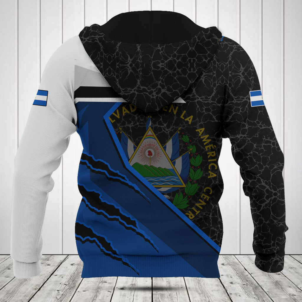 Anpassen El Salvador Flagge Lava Muster Shirts