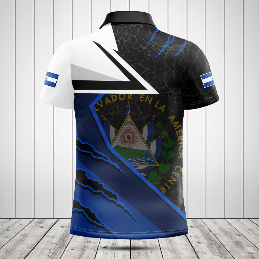 Anpassen El Salvador Flagge Lava Muster Shirts