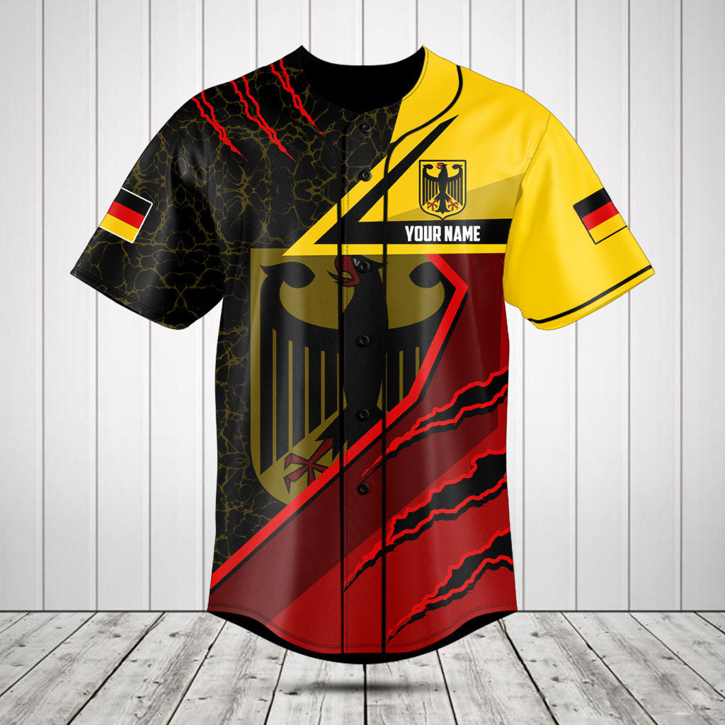 Deutschland Flagge Lava Muster Shirts anpassen