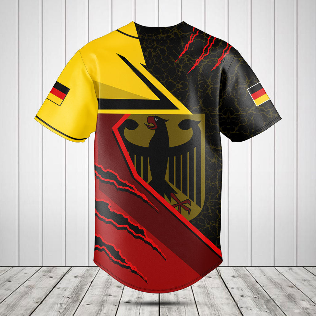 Deutschland Flagge Lava Muster Shirts anpassen