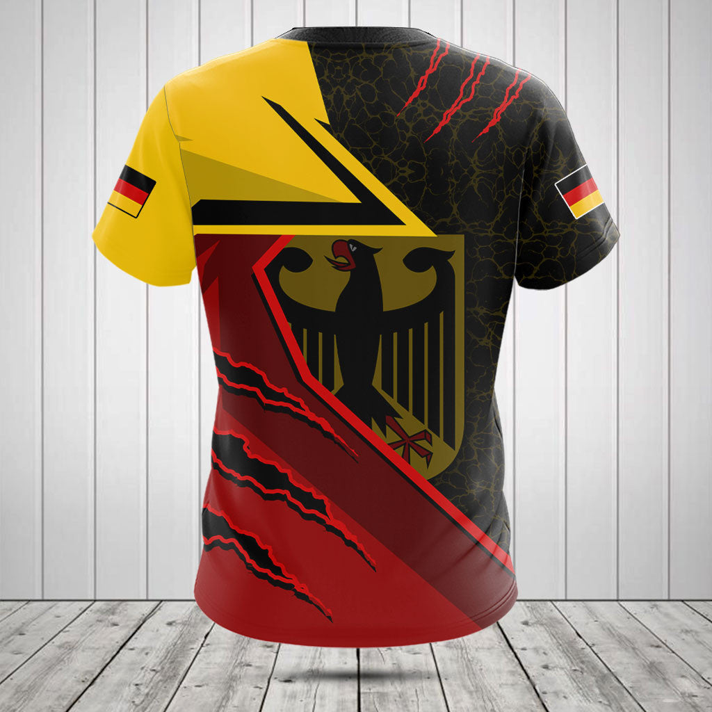 Deutschland Flagge Lava Muster Shirts anpassen