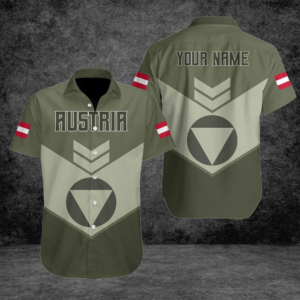 Customize Austria Army Olive Green Shirts