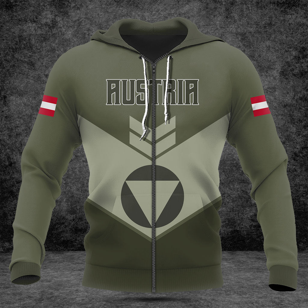 Customize Austria Army Olive Green Shirts