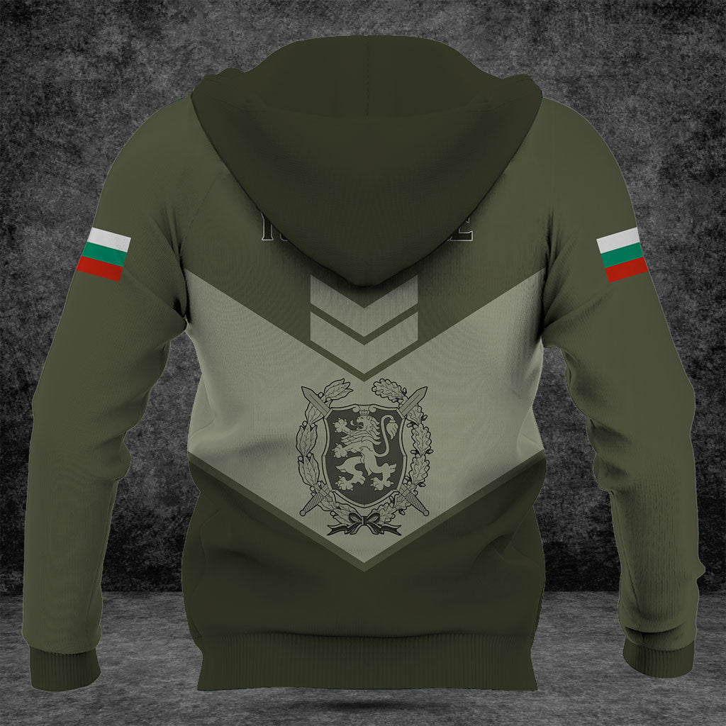 Customize Bulgaria Army Olive Green Shirts