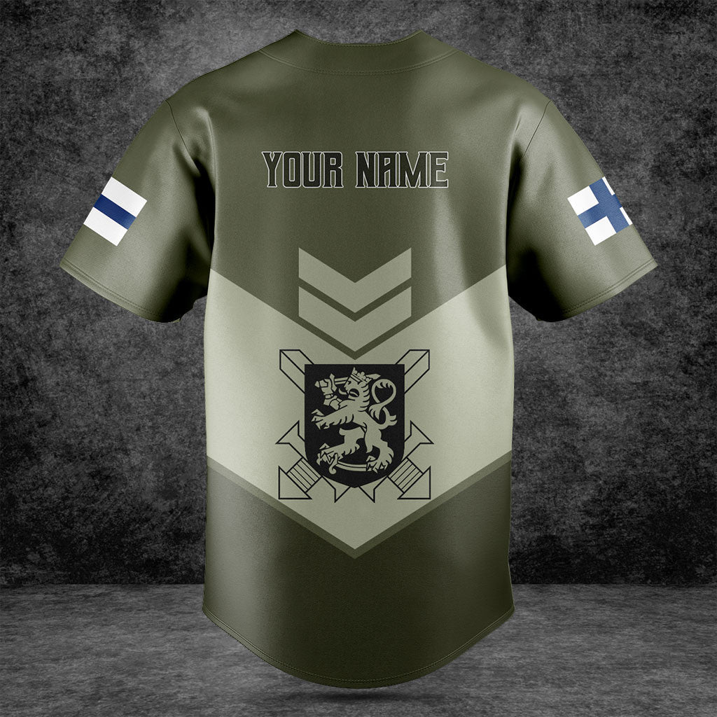 Customize Finland Army Olive Green Shirts