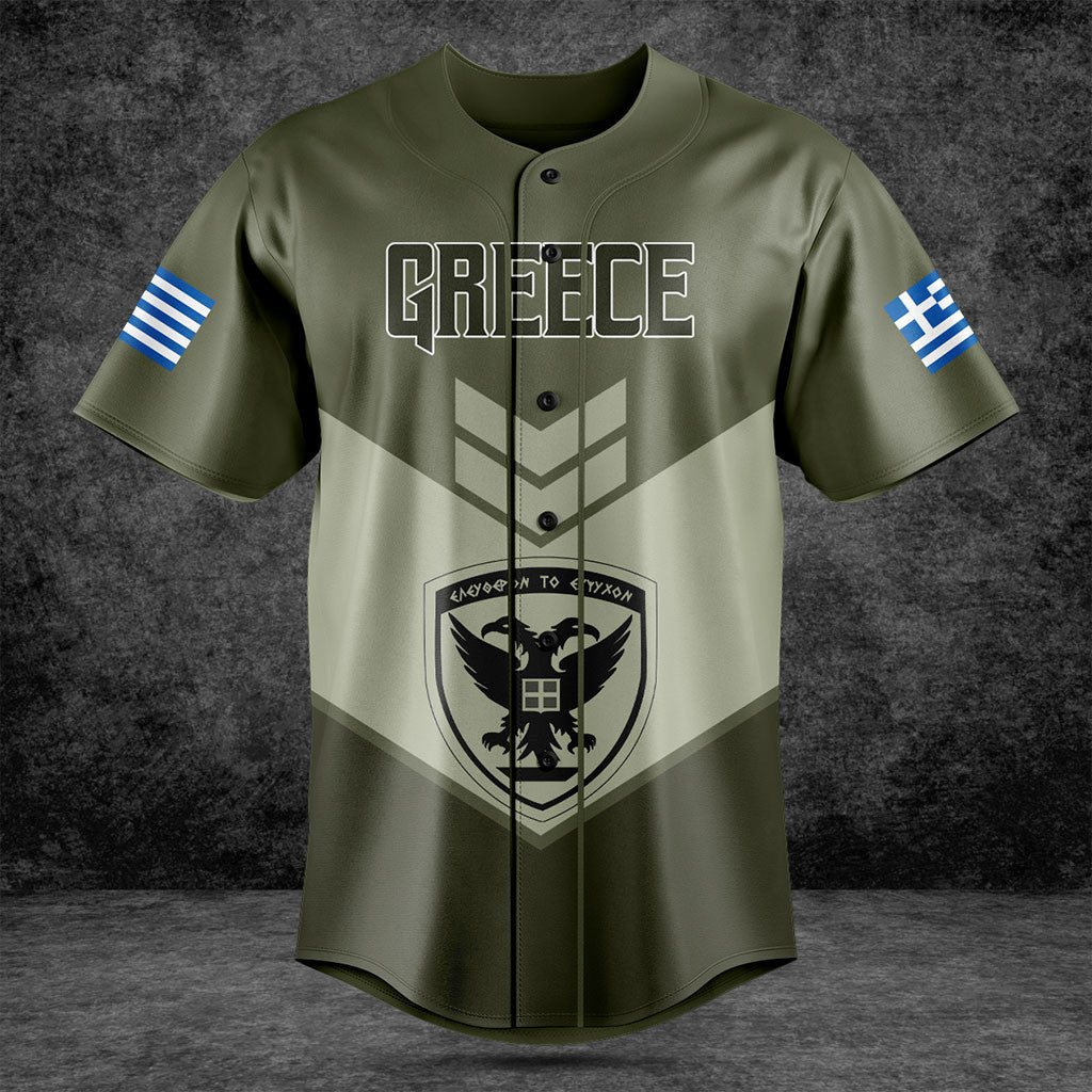 Passen Sie Griechenland Armee olivgrün Shirts