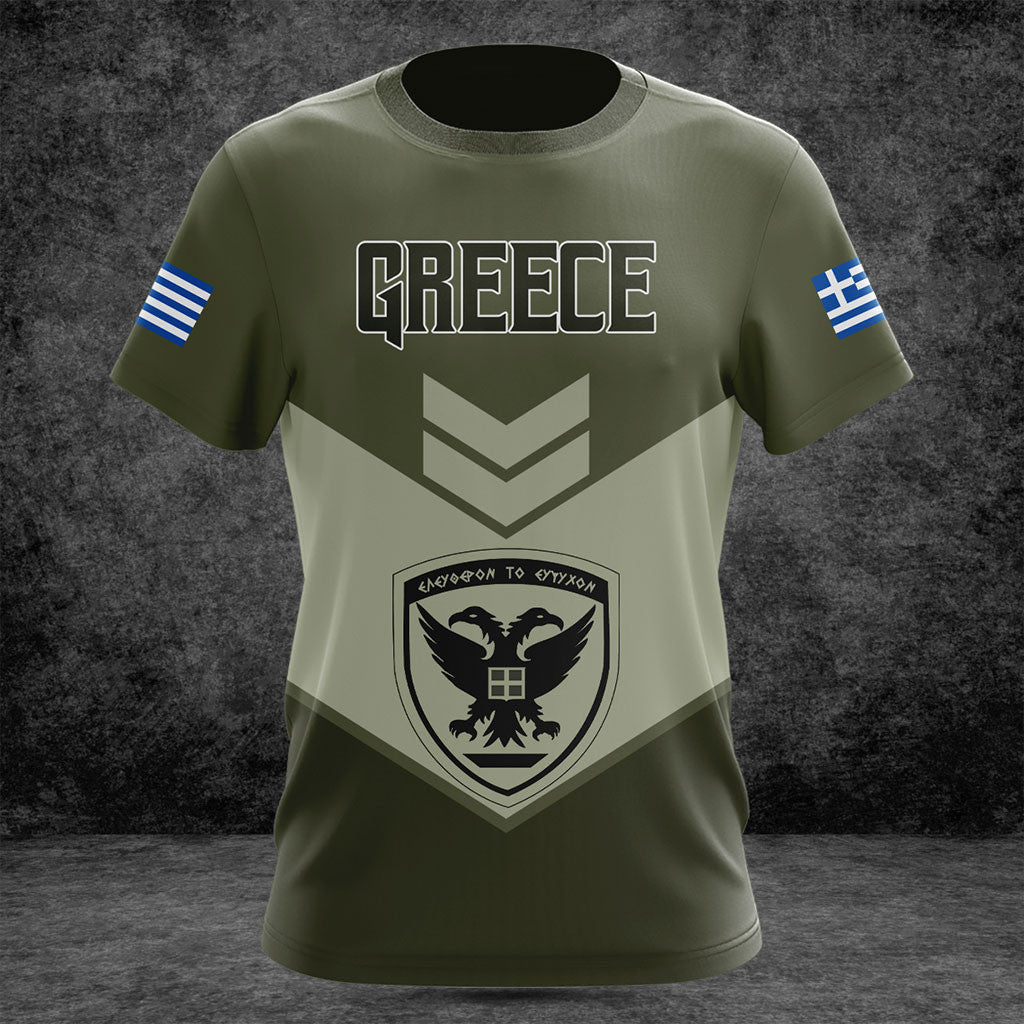 Passen Sie Griechenland Armee olivgrün Shirts