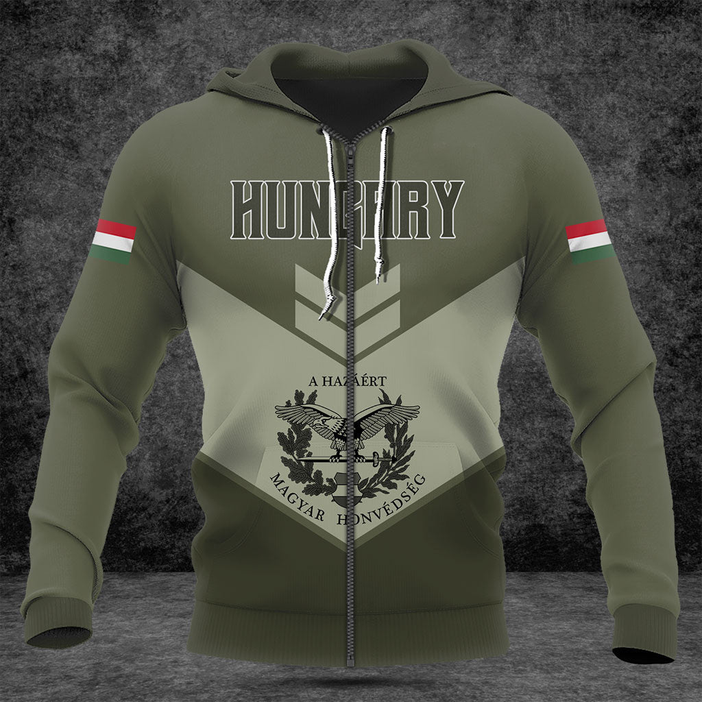 Customize Hungary Army Olive Green Shirts