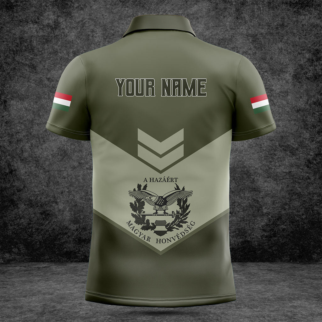 Customize Hungary Army Olive Green Shirts