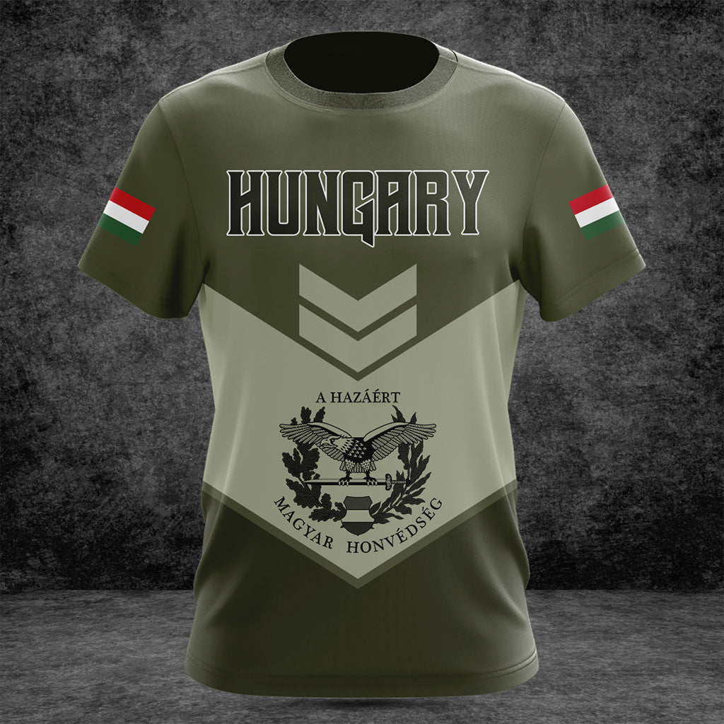 Customize Hungary Army Olive Green Shirts