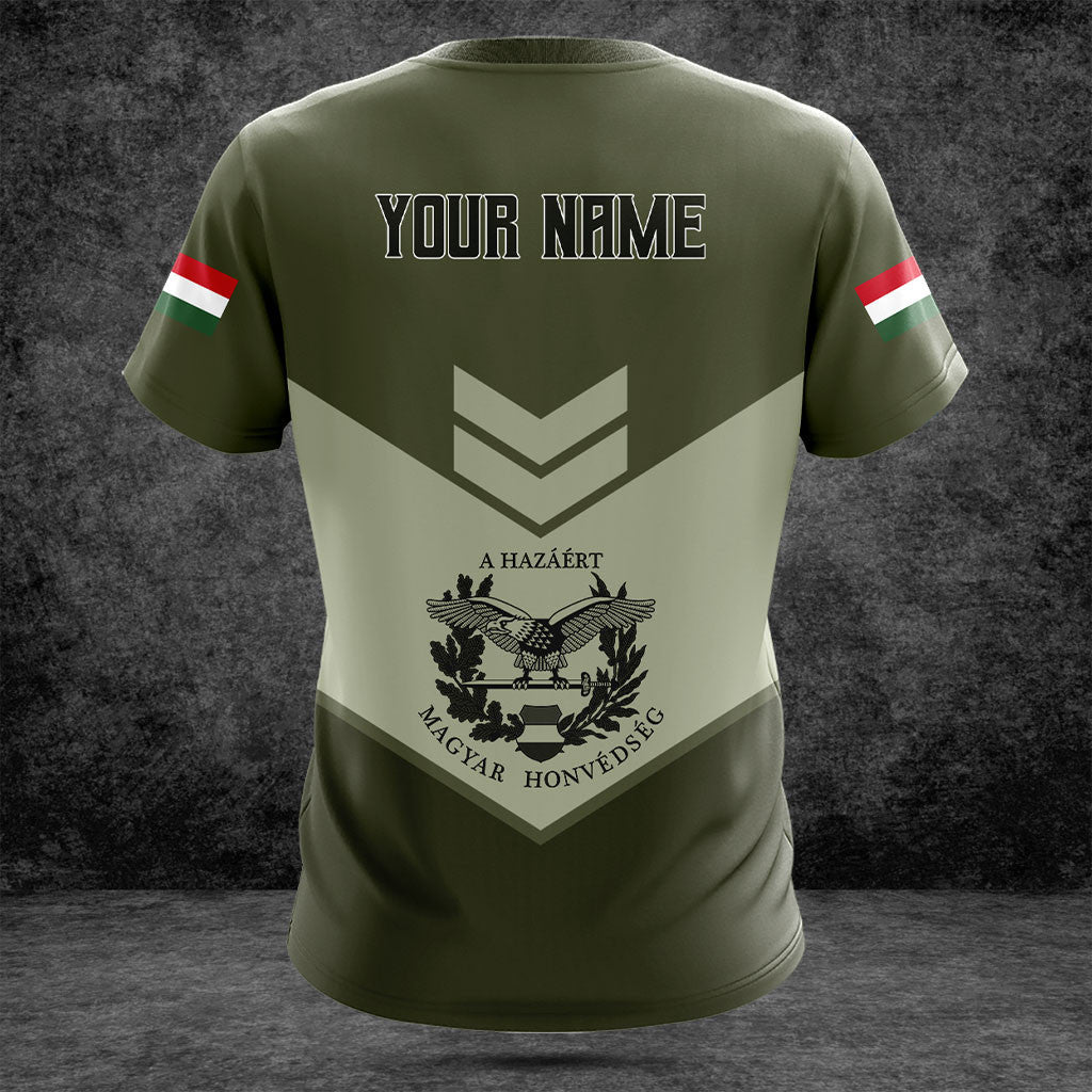 Customize Hungary Army Olive Green Shirts