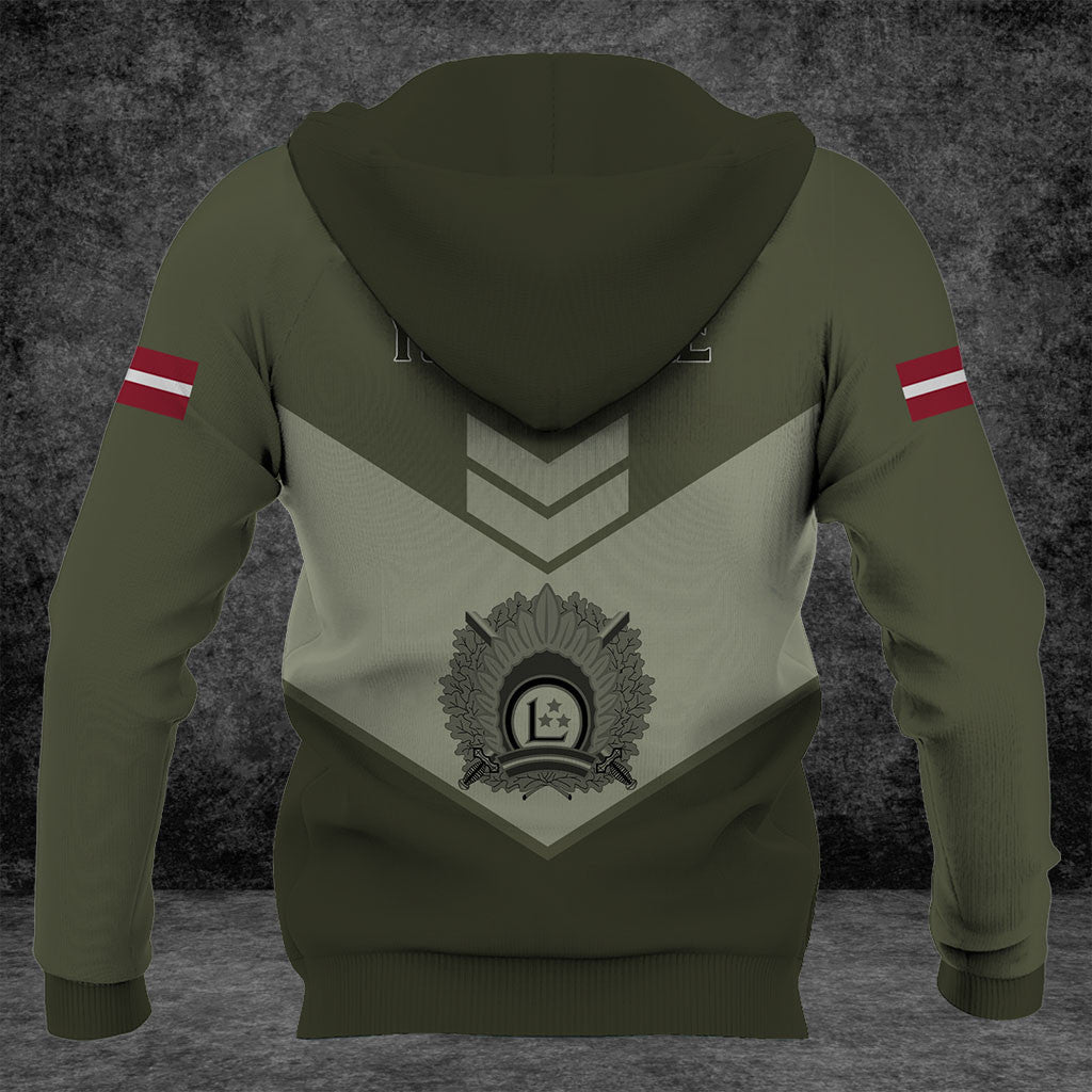 Customize Latvia Army Olive Green Shirts