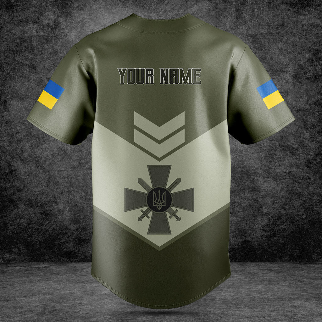 Customize Ukraine Army Olive Green Shirts