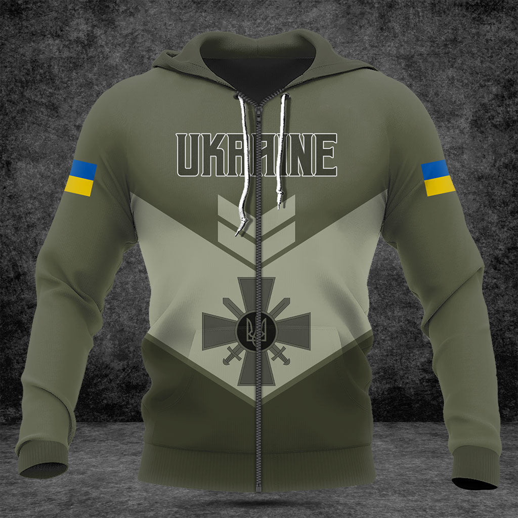 Personnalisez les chemises vert olive de l'armée ukrainienne