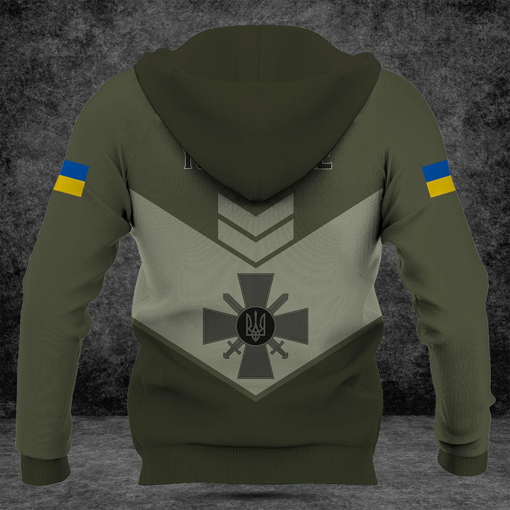 Customize Ukraine Army Olive Green Shirts