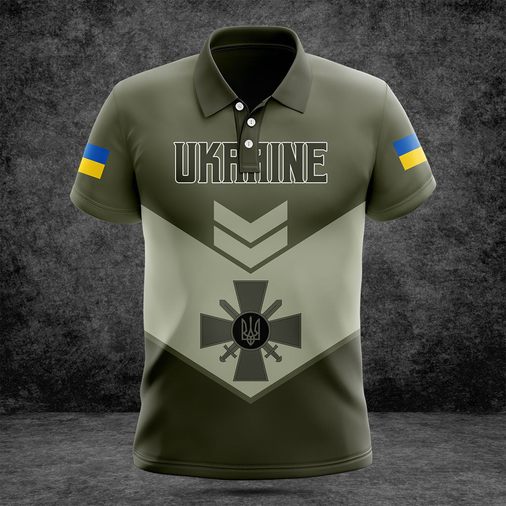 Customize Ukraine Army Olive Green Shirts