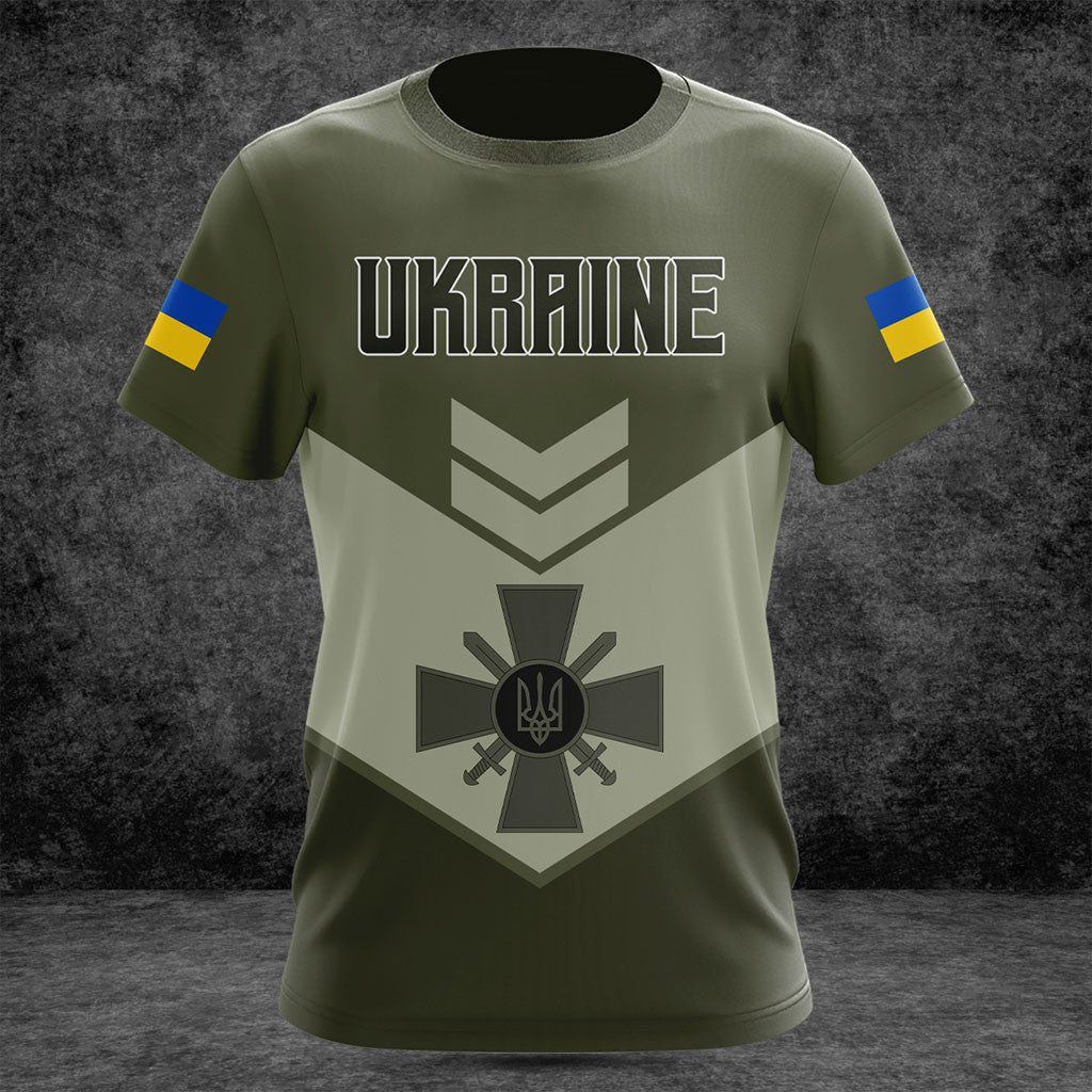 Customize Ukraine Army Olive Green Shirts