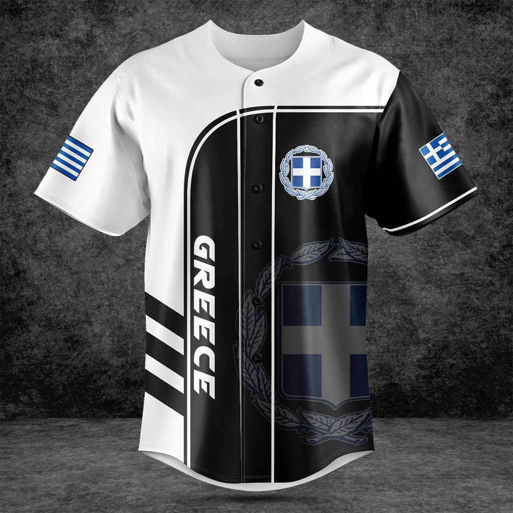 Customize Greece Symbol Black And White Shirts