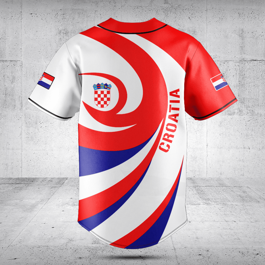 Customize Croatia Flag Vortex Shirts