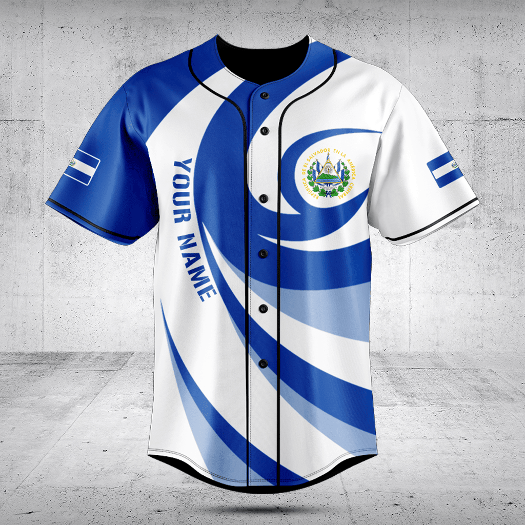 Customize El Salvador Flag Vortex Shirts