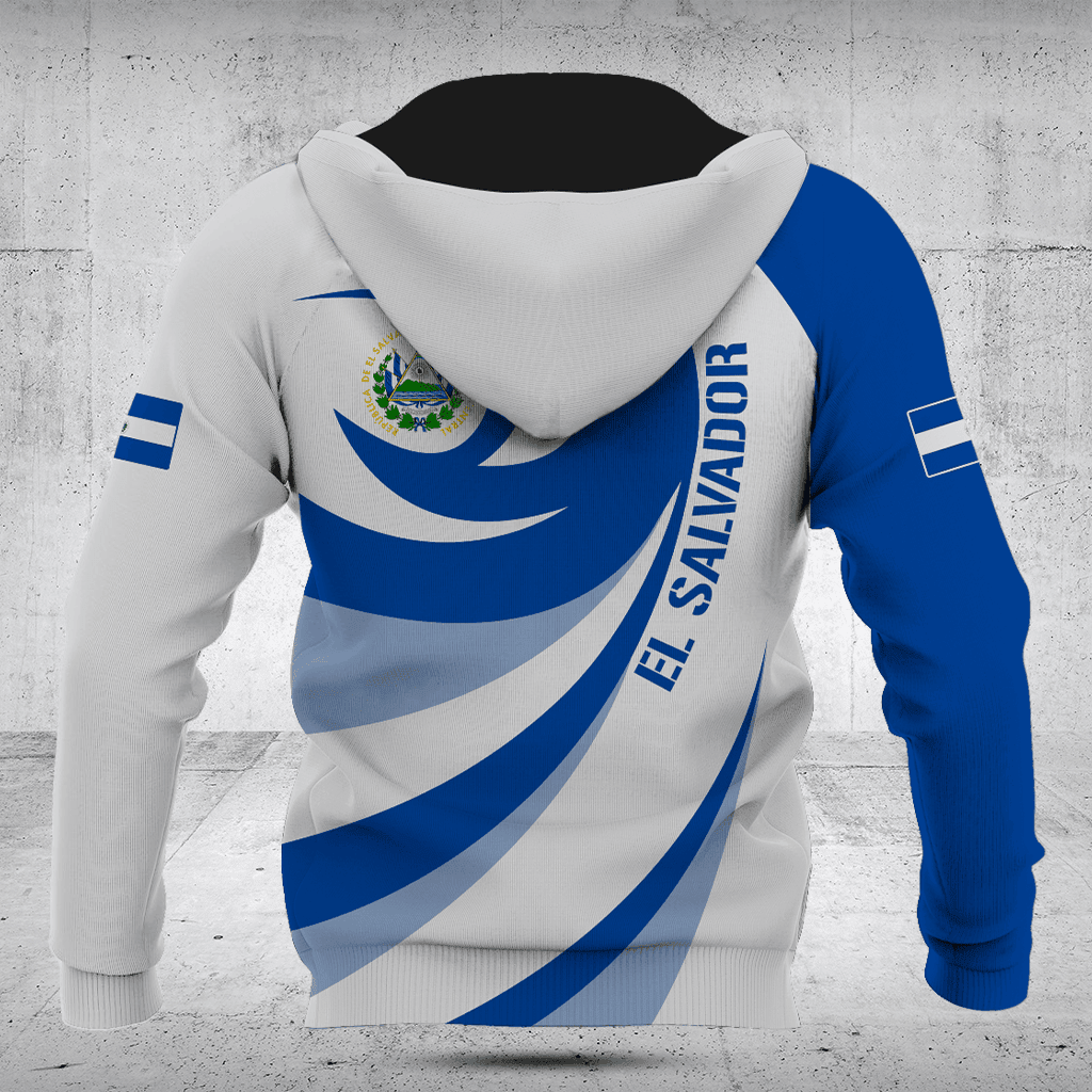 Customize El Salvador Flag Vortex Shirts