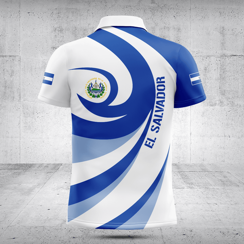 Passen Sie El Salvador Flagge Vortex Shirts an