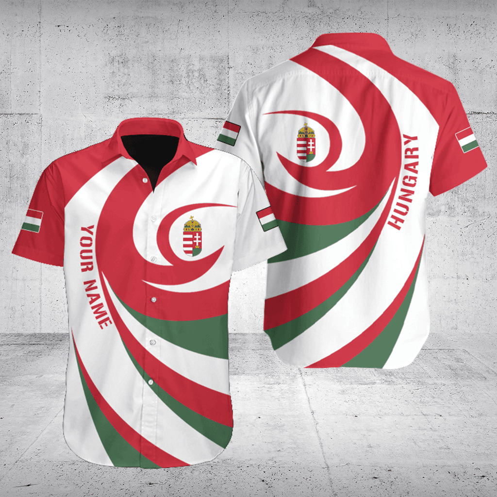 Customize Hungary Flag Vortex Shirts