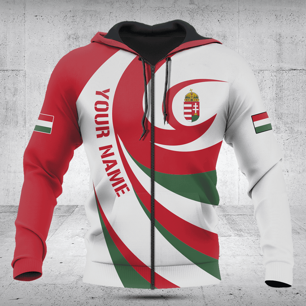 Customize Hungary Flag Vortex Shirts