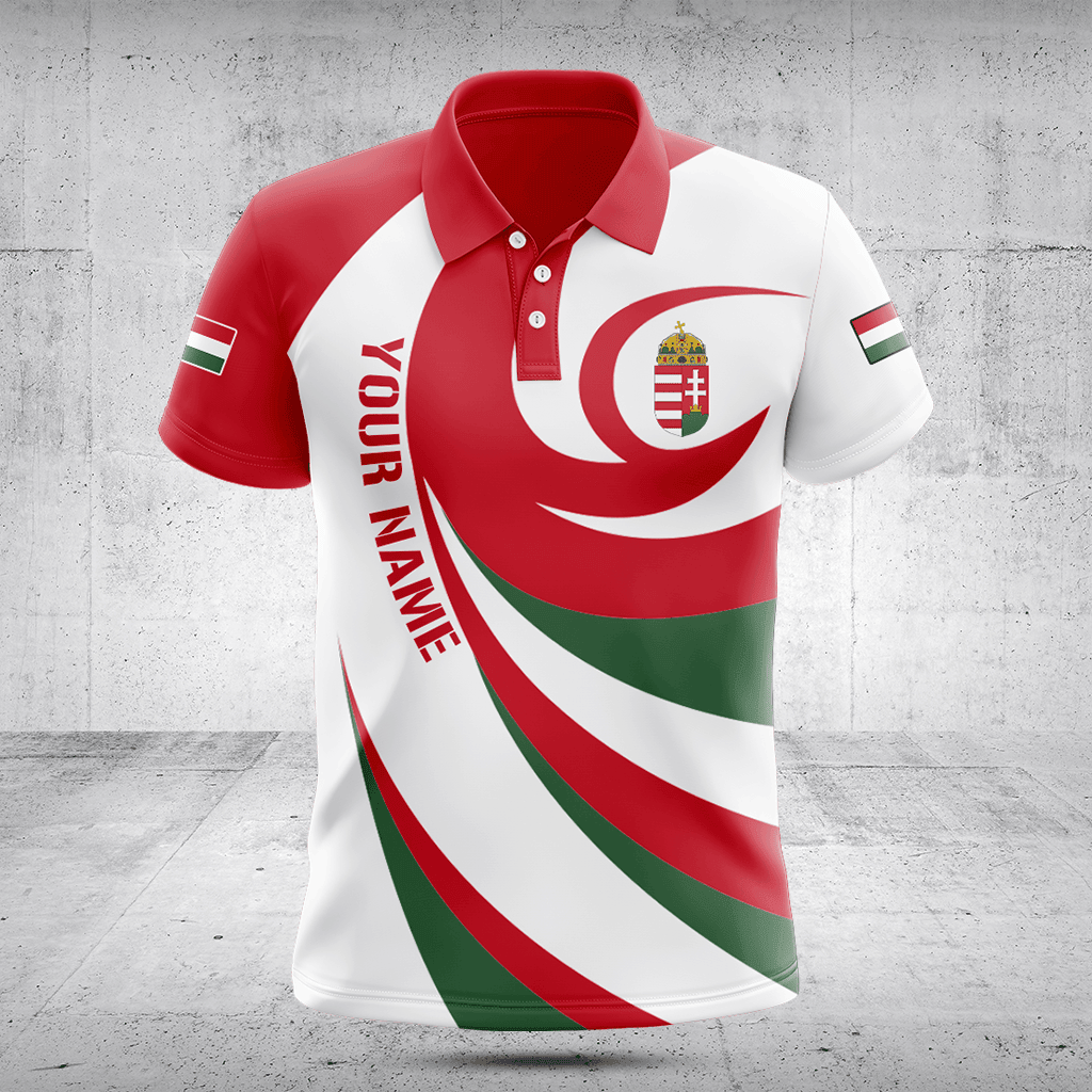 Customize Hungary Flag Vortex Shirts