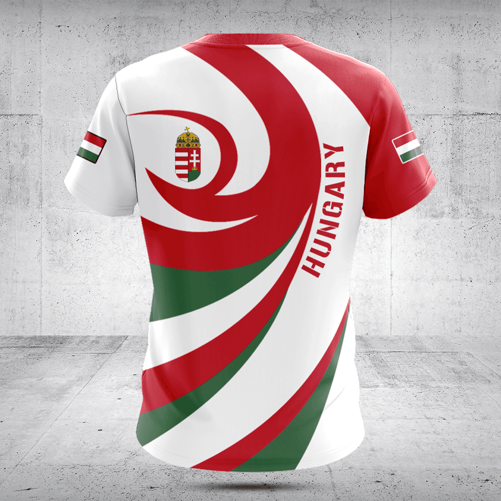 Customize Hungary Flag Vortex Shirts