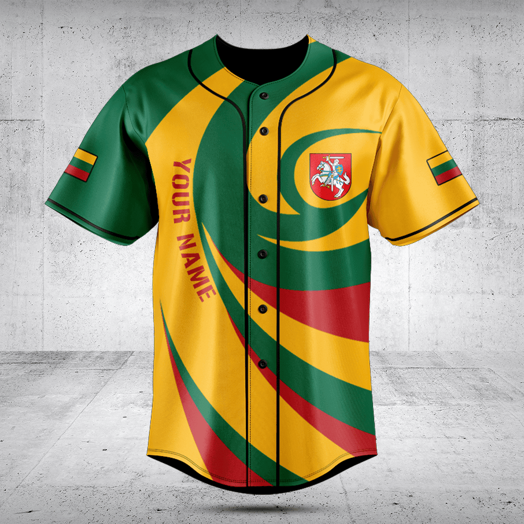 Customize Lithuania Flag Vortex Shirts