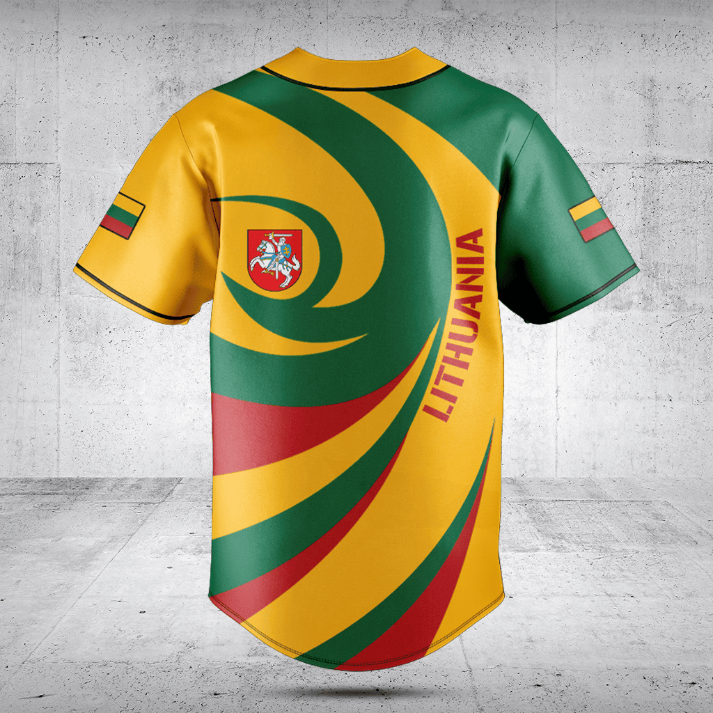 Customize Lithuania Flag Vortex Shirts