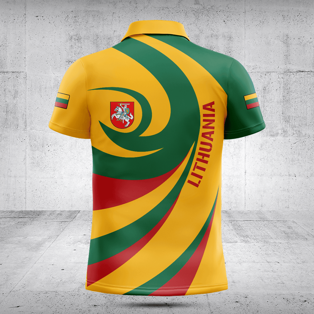 Customize Lithuania Flag Vortex Shirts