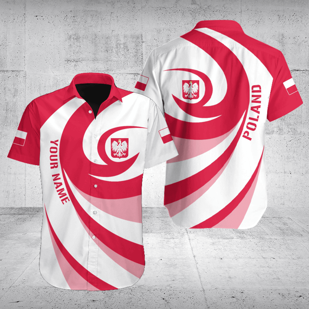 Customize Poland Flag Vortex Shirts