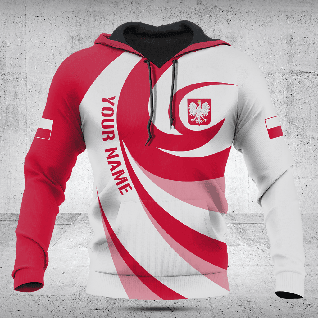 Customize Poland Flag Vortex Shirts