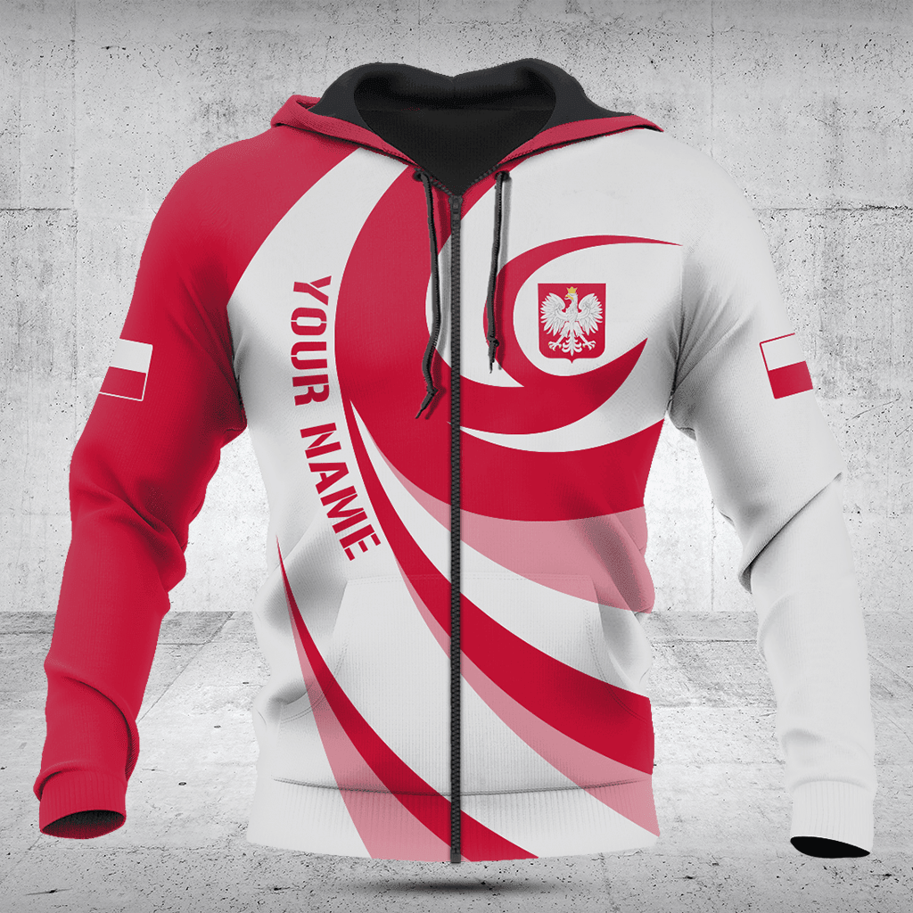 Customize Poland Flag Vortex Shirts