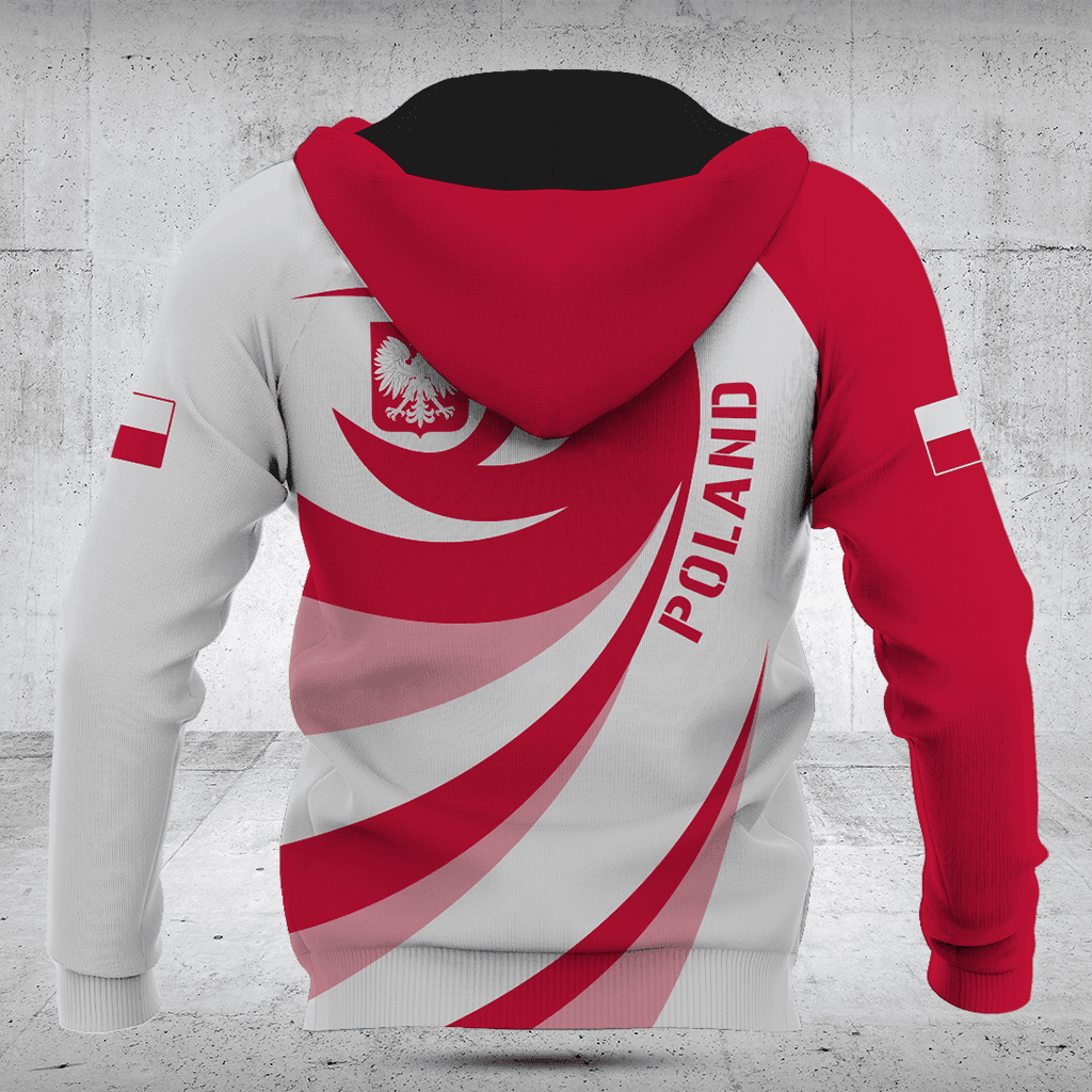 Customize Poland Flag Vortex Shirts