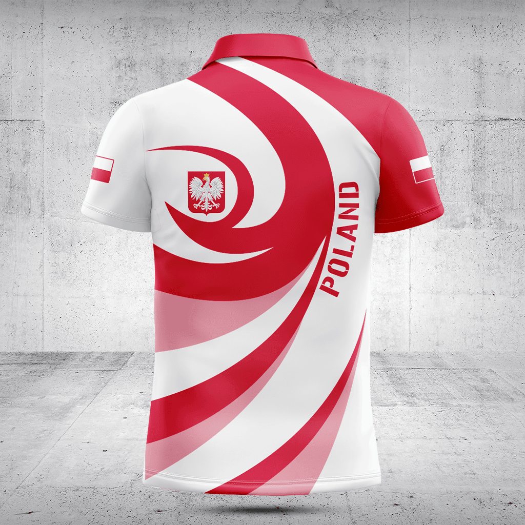 Customize Poland Flag Vortex Shirts