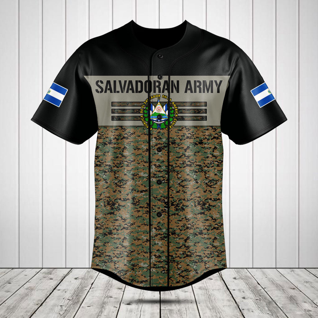 Passen Sie die Camo Skull Shirts und Jogginghosen der El Salvador Army individuell an