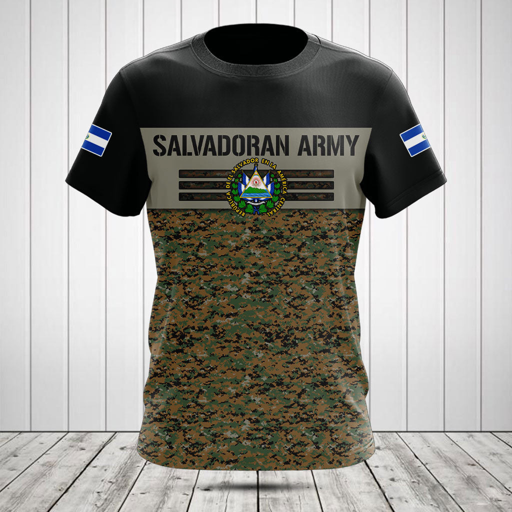 Passen Sie die Camo Skull Shirts und Jogginghosen der El Salvador Army individuell an