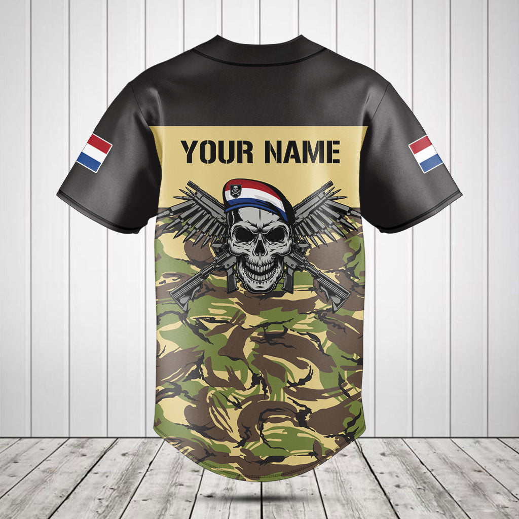 Passen Sie die Camo Skull Shirts und Jogginghosen der niederländischen Armee an