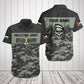 Customize Palestine Army Camo Skull Shirts And Jogger Pants