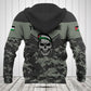 Customize Palestine Army Camo Skull Shirts And Jogger Pants