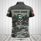 Customize Palestine Army Camo Skull Shirts And Jogger Pants