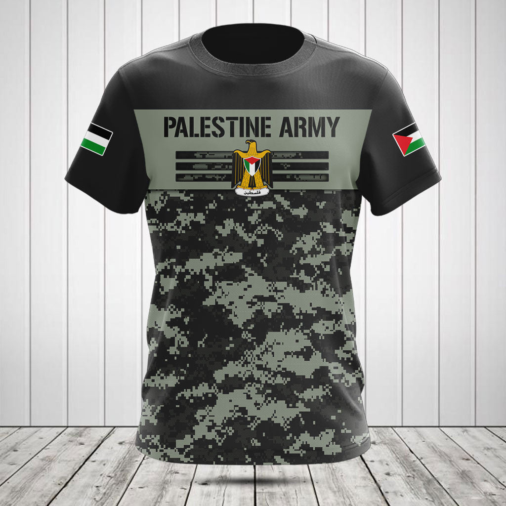 Personnalisez les chemises et pantalons de jogging à motif de crâne de camouflage de l'armée palestinienne