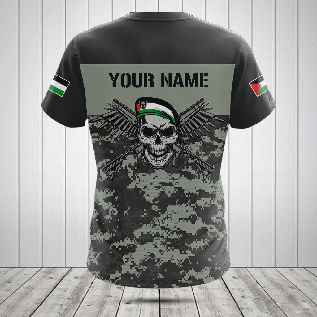 Passen Sie die Camo Skull Shirts und Jogginghosen der palästinensischen Armee individuell an