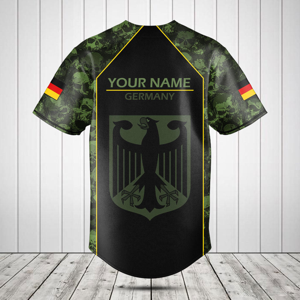 Customize Skull Camo Germany Shirts And Jogger Pants