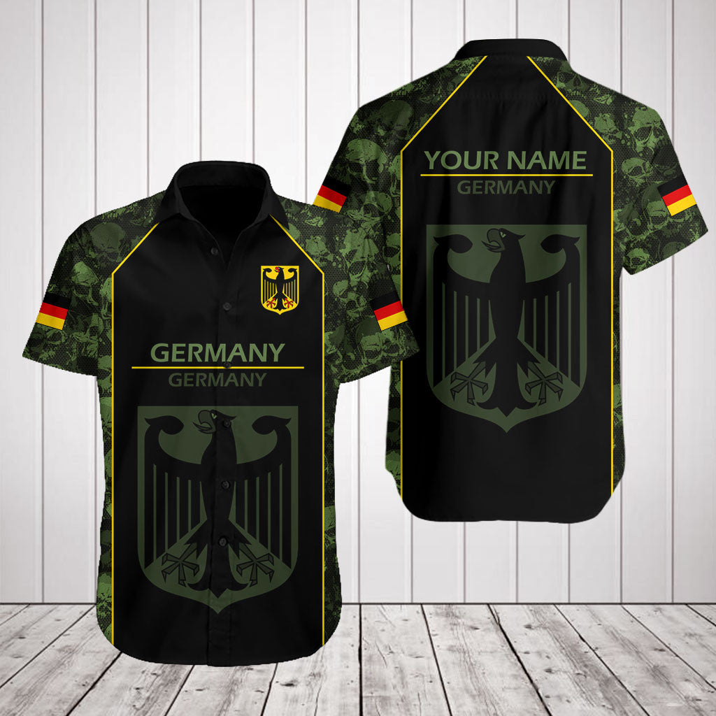 Customize Skull Camo Germany Shirts And Jogger Pants