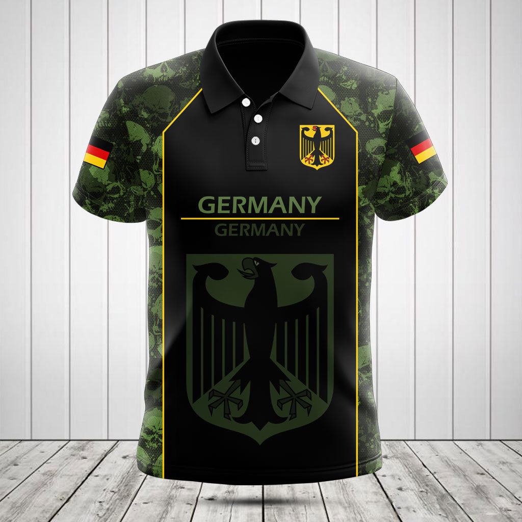 Passen Sie Skull Camo Deutschland Shirts und Jogginghosen an