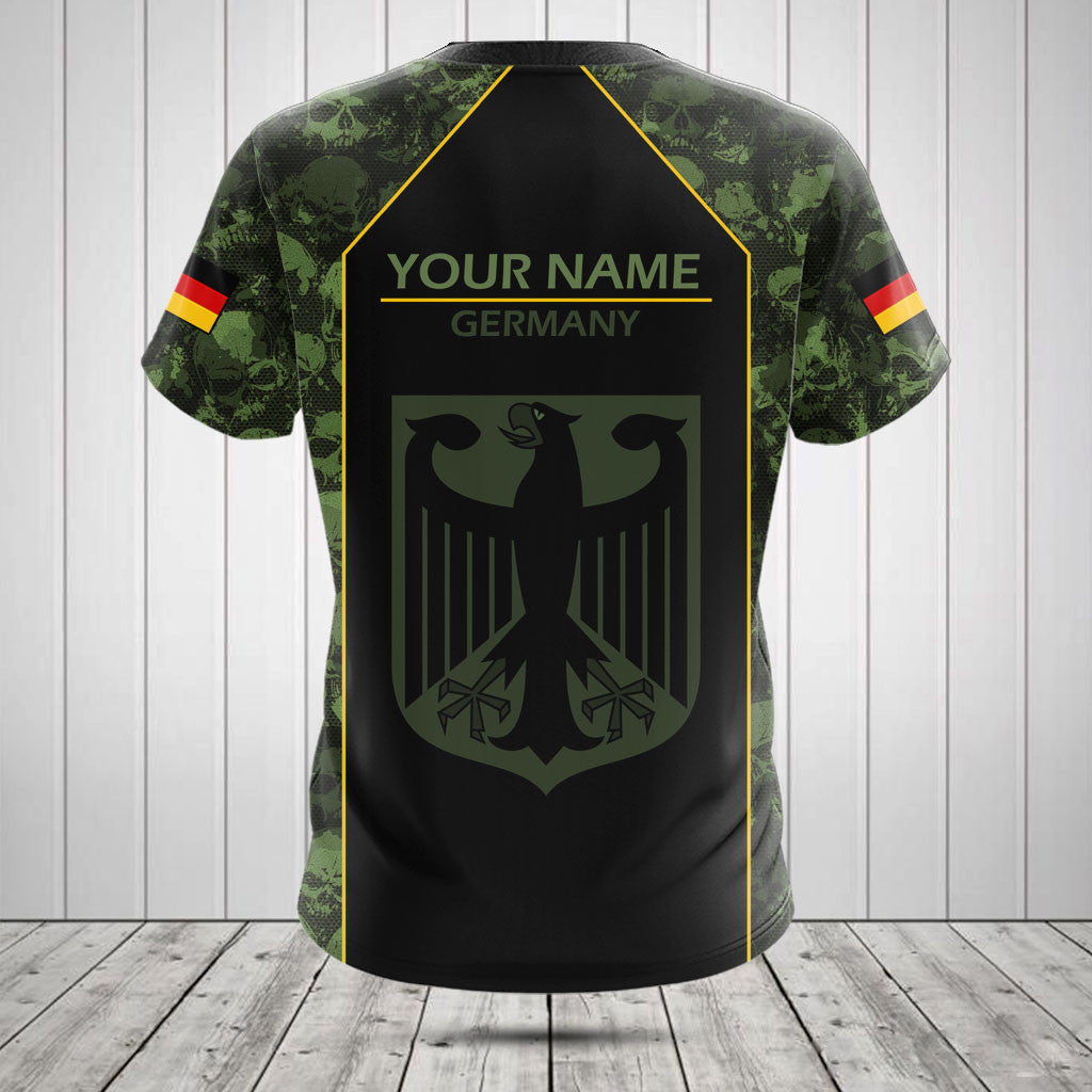 Customize Skull Camo Germany Shirts And Jogger Pants